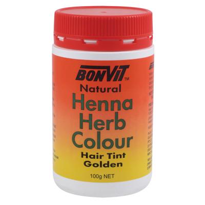 Bonvit Henna Herb Colour Hair Tint Golden 100g